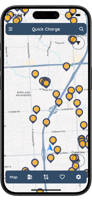 QuickCharge: EV Charging Map Screenshot 1 of 7