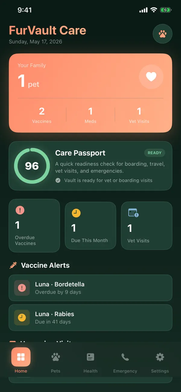 Screenshot #1 pour Fur Vault Care