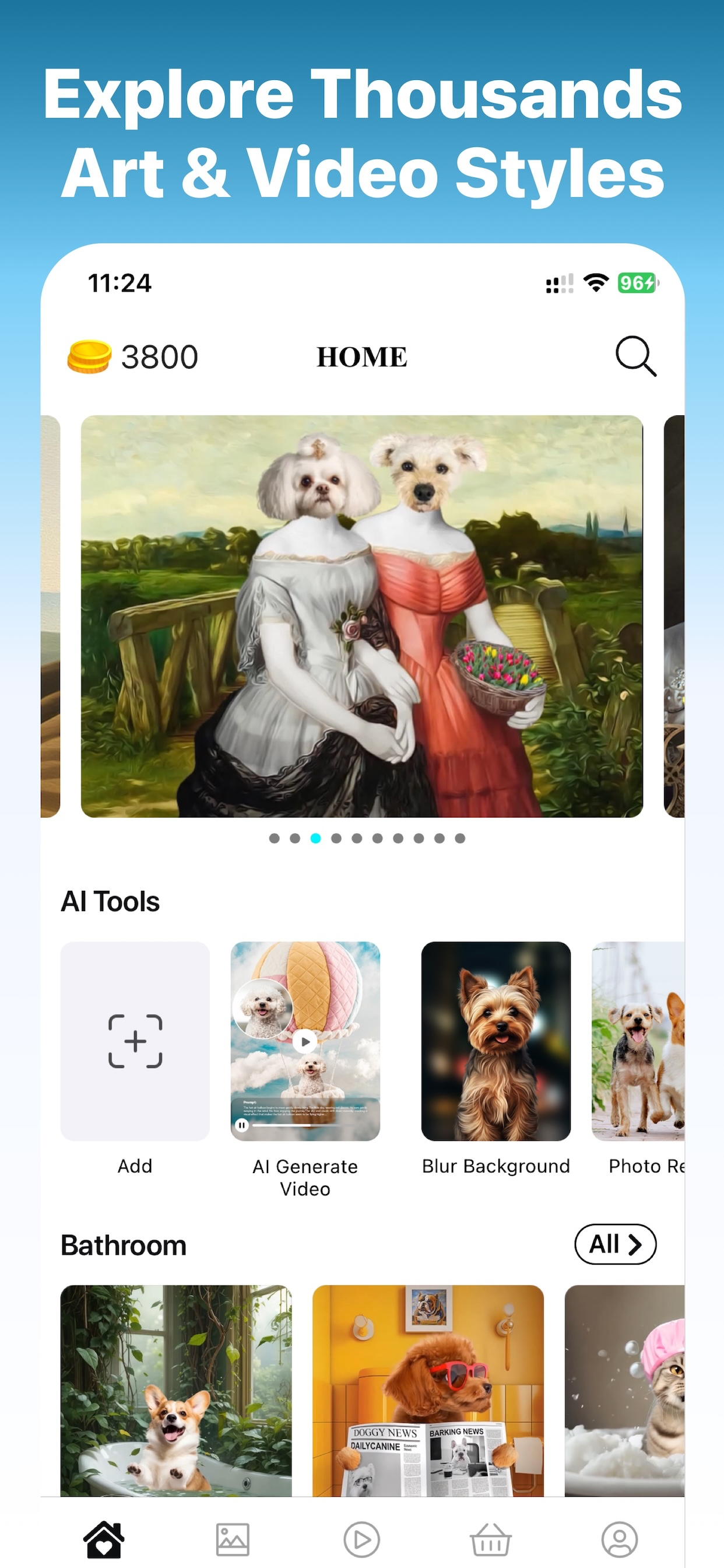 AI Pet Portrait - PawEditor