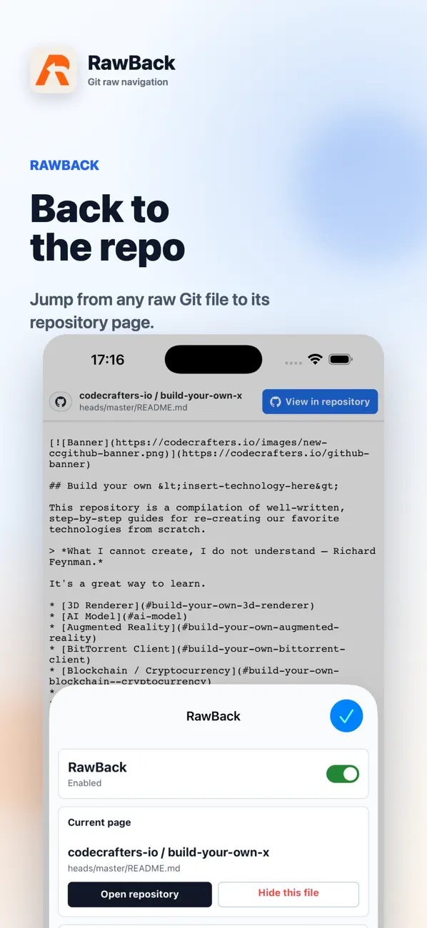Screenshot #2 pour RawBack