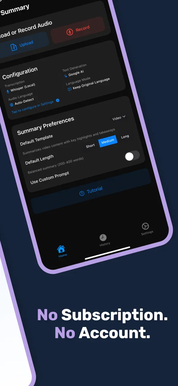#2. AI Transcribe & Summary (iOS) By: Alpine Cloud Solutions