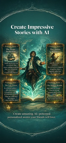 AI Story Generator & Bookshelf screenshot
