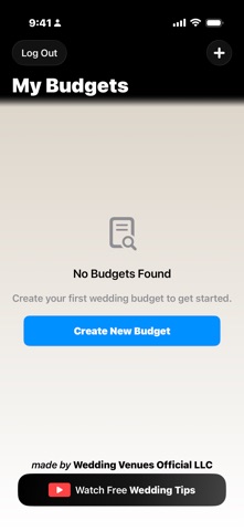 Wedding Day Budget Calculator iPhone screenshot