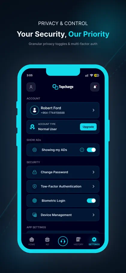 Screenshot 6 di 6 di TopCharge App