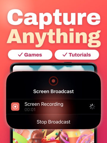 Screen Recording App ◉ iPad screenshot