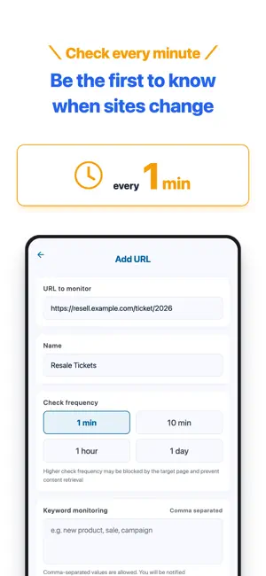 Kawatta - Website Monitor screenshot 3
