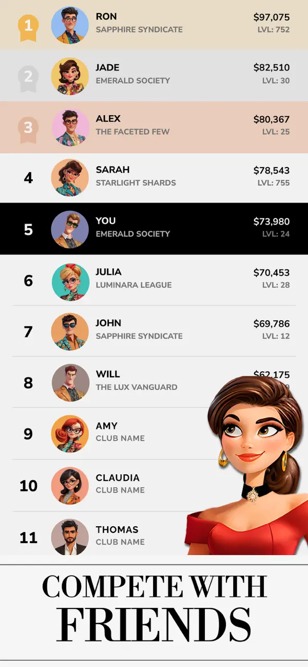 Diamond Dreams Match Hack screenshot 9 - game app interface