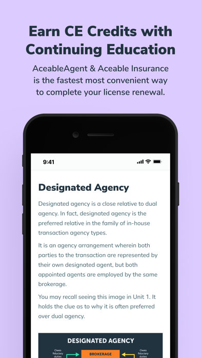 Aceable Real Estate, Insurance iPhone screenshot 6 - Education app