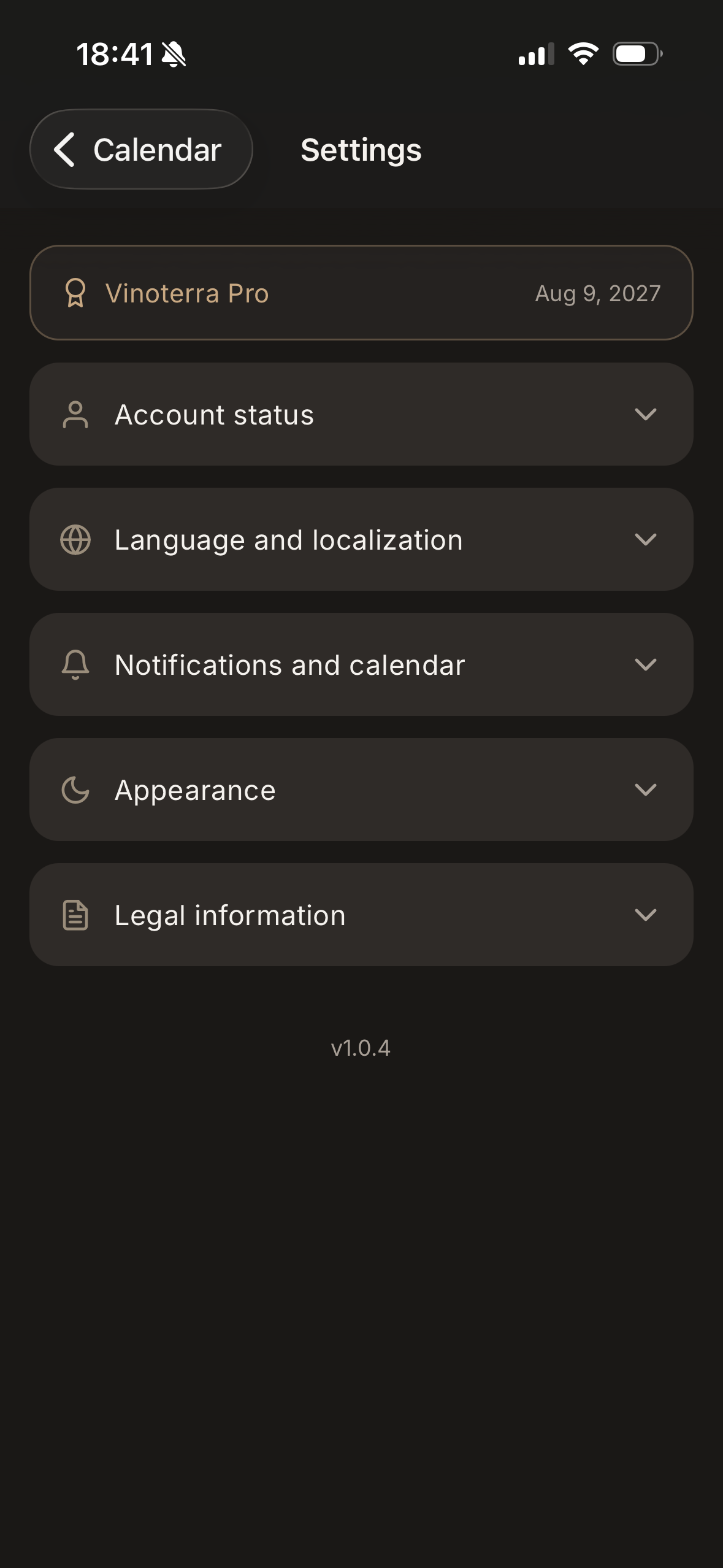 Vinoterra screenshot 4