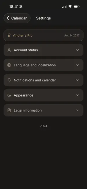 Vinoterra screenshot 4
