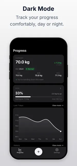 Weight Tracker: lbs & kg screenshot 4