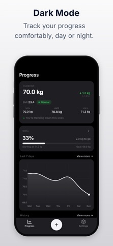 Weight Tracker: lbs & kg Screenshot 4 of 4