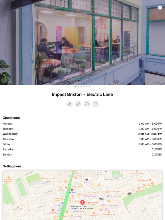 Impact Brixton iPad screenshot