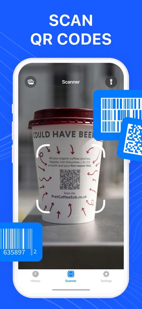 #1. QR & Barcode Reader: Red Code (iOS) Ved: Otmar Hiller