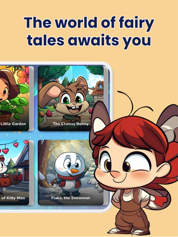 Audio stories for kids books iPad screenshot 5 - Book app