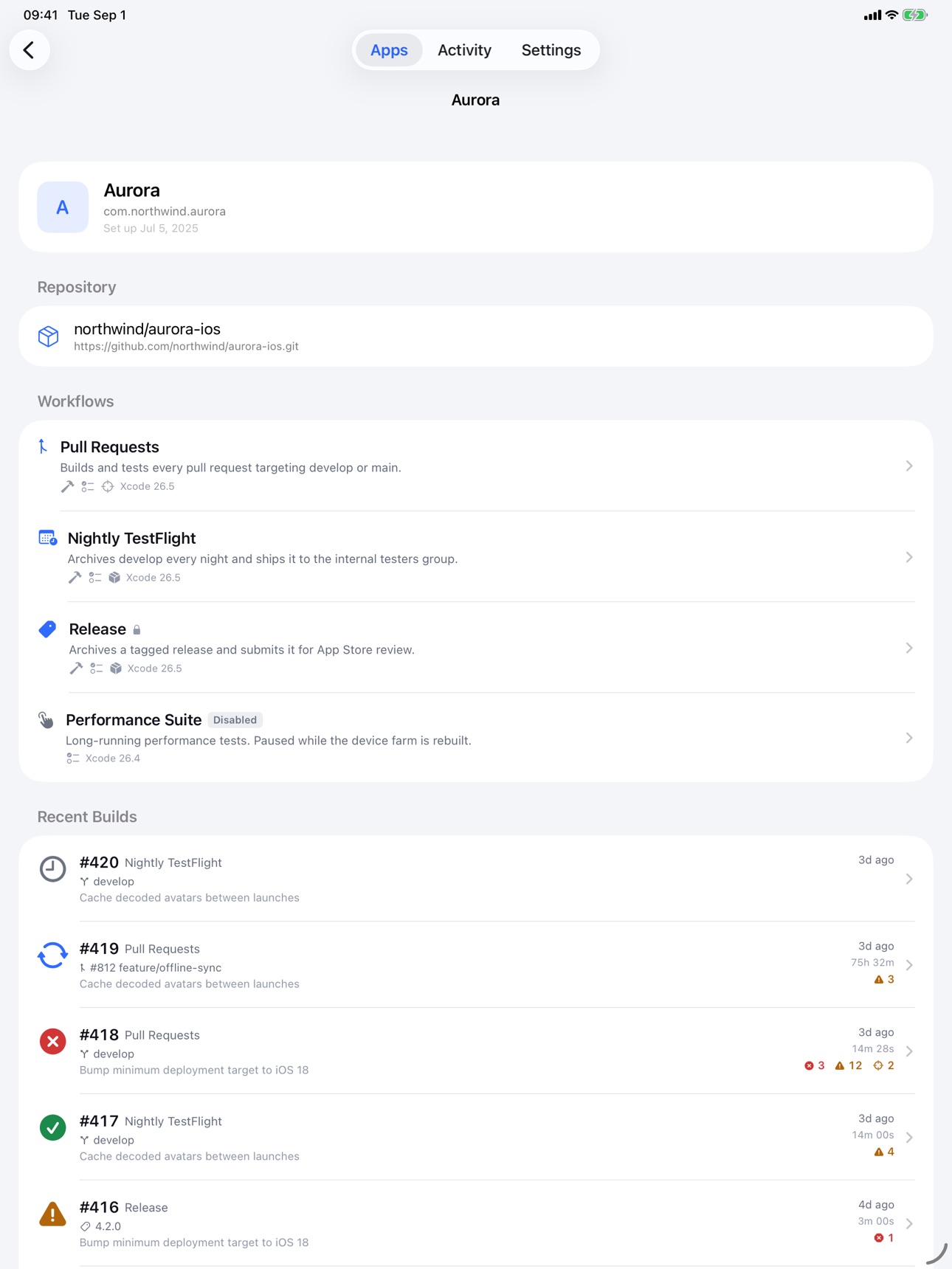 Screenshot 10 of App CI Manager