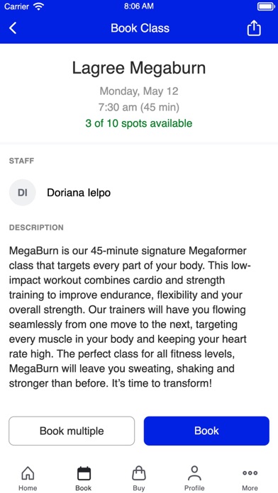 Screenshot 3 of Lagree Milano App