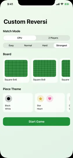 Screenshot von Reversi Board Duel auf dem iPhone 1