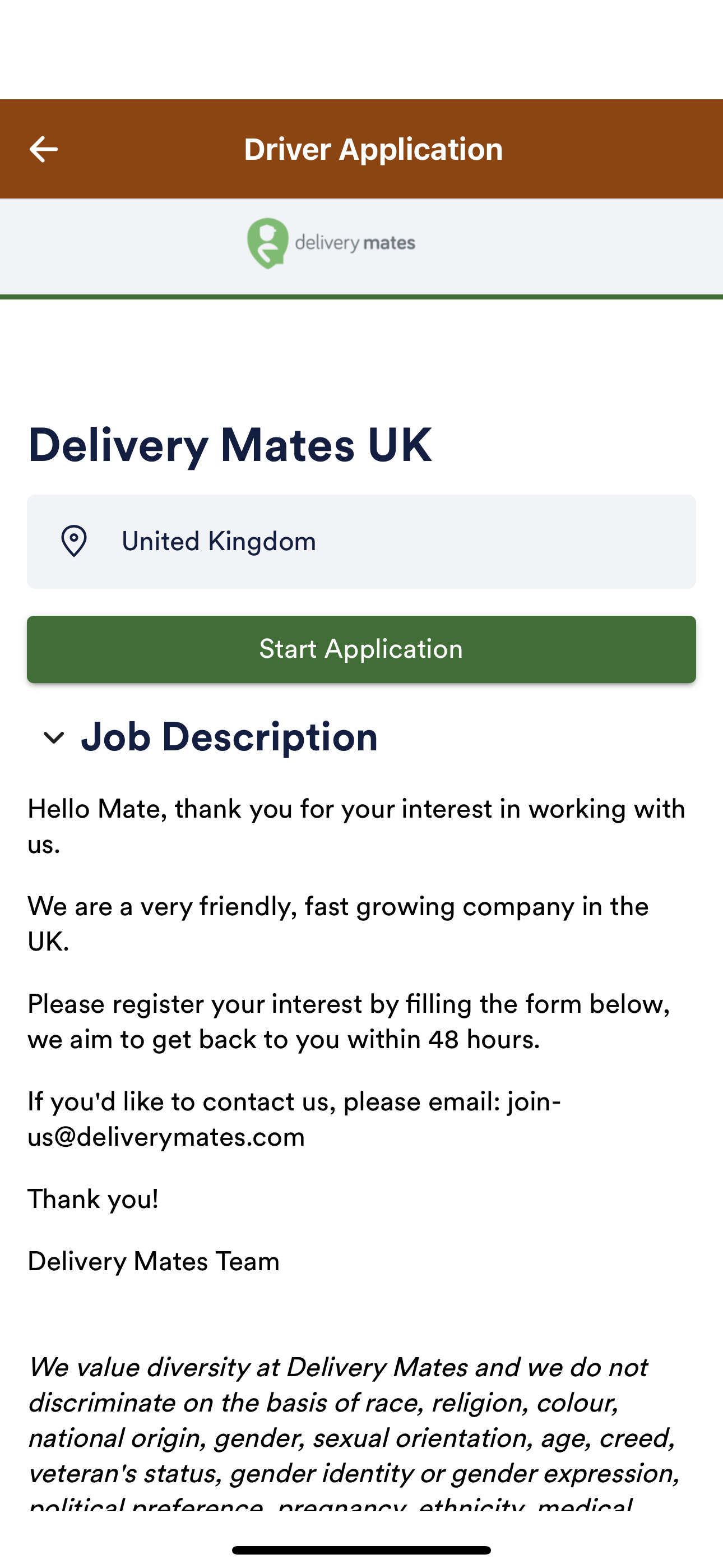 Delivery Mates - Warehouse App