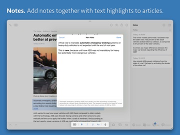News Explorer iPad screenshot