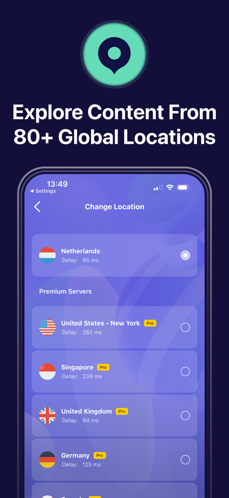 PrimeVPN - Fast & Secure VPN screenshot 2