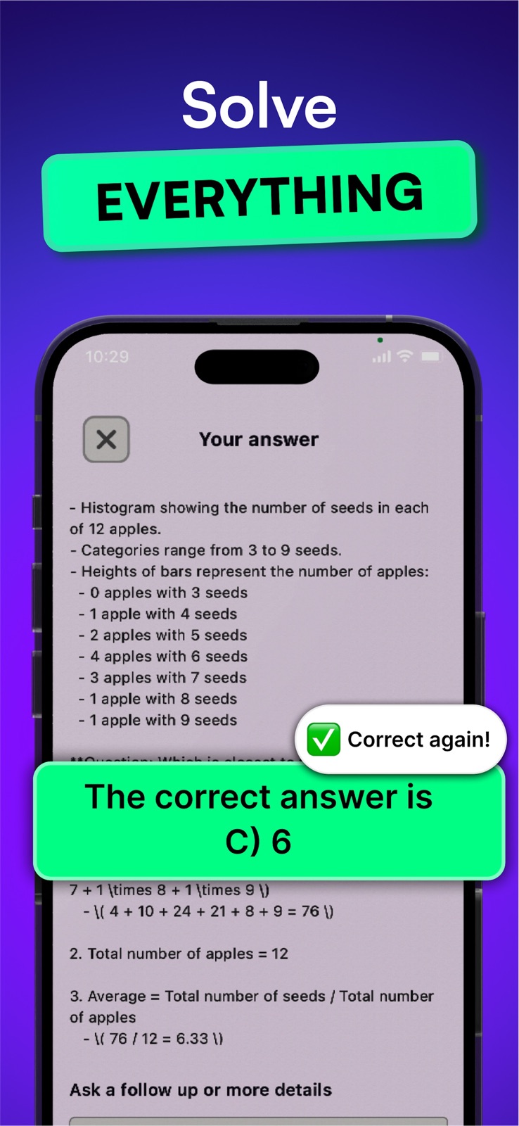 Homework Helper - Math Solver iphone screenshot 3