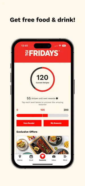 TGI Fridays UK iPhone screenshot 2