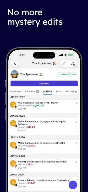 Bill Splitter: SplitMyExpenses screenshot 6 of 7