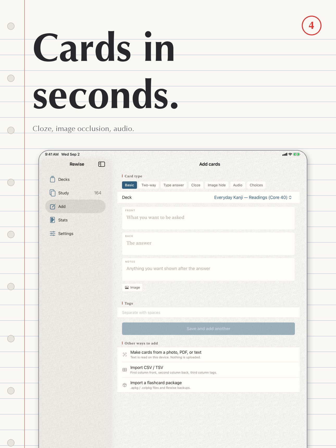 Screenshot 10 of Rewise: Flashcards & Memory