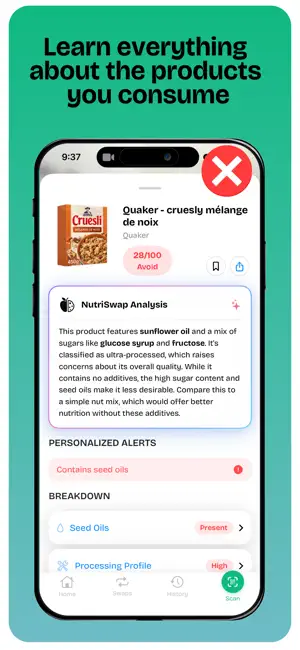 NutriSwap: Eat Smarter screenshot 2
