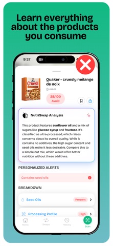 NutriSwap: Eat Smarter screenshot