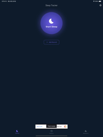 Sleep Tracker - SLOX iPad screenshot