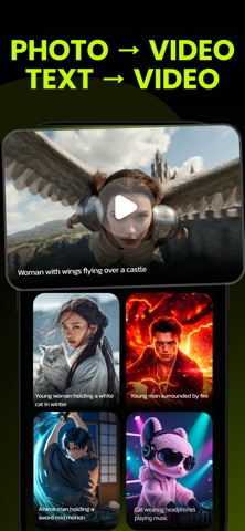 Hf: AI Video & Image Generator iPhone screenshot