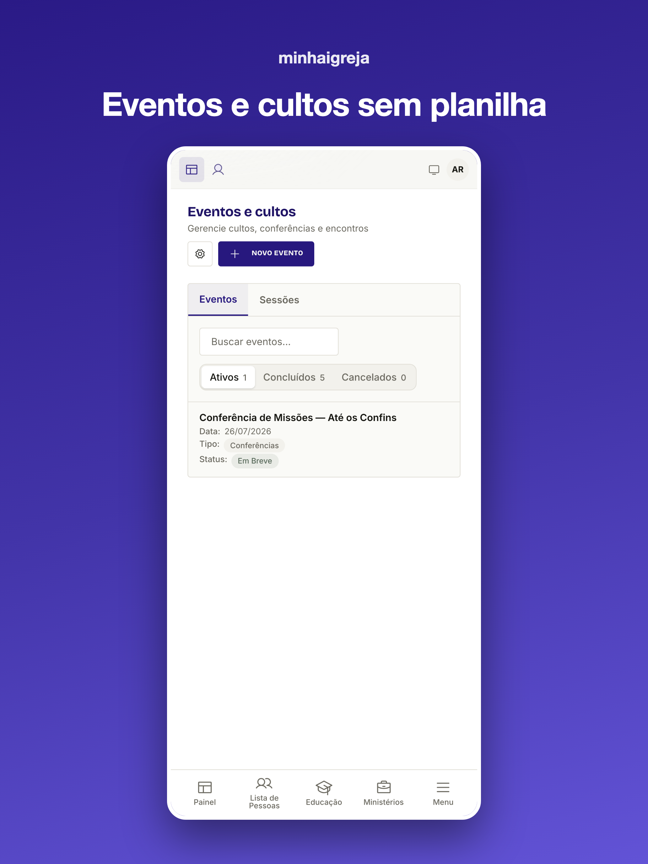 MinhaIgreja - Gestão screenshot 6