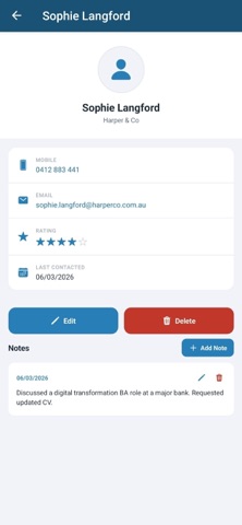 RecruiTrack screenshot