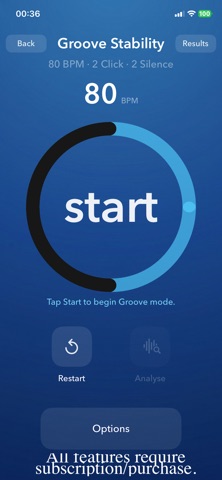 Drum Timing Trainer screenshot