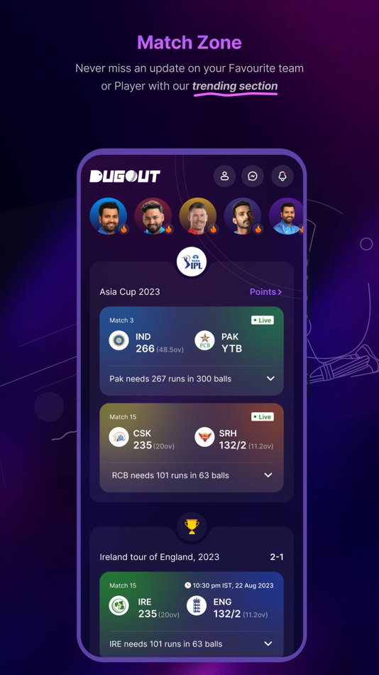 #4. Dugout - Scores, Fans & Banter (iOS) By: INTRACXN SPORTS PRIVATE LIMITED