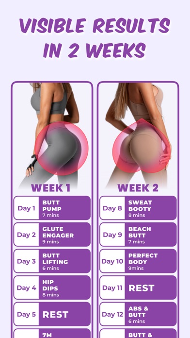 Screenshot #2 pour Booty Workout par 7M