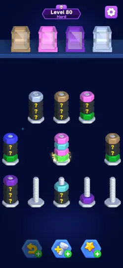 Capture d'écran de 3D Nuts Sort sur iPhone 6