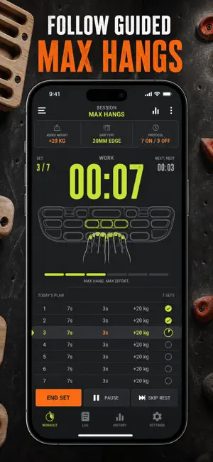 Hangboard: Climbing Training screenshot 2