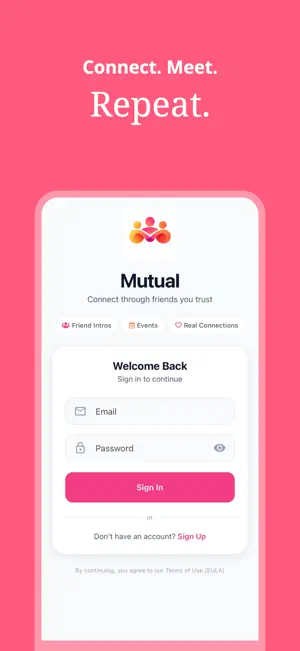 Mutual: Meet & Connect screenshot 2