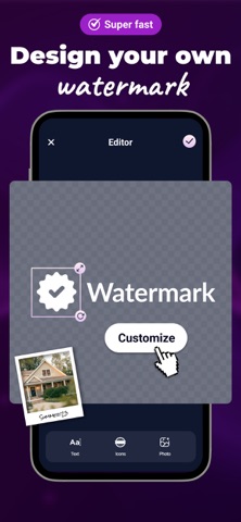 Watermark maker - Tomark iPhone screenshot