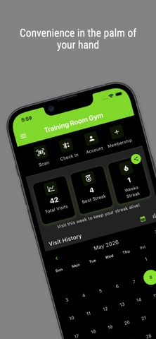 Training Room Gym iPhone screenshot