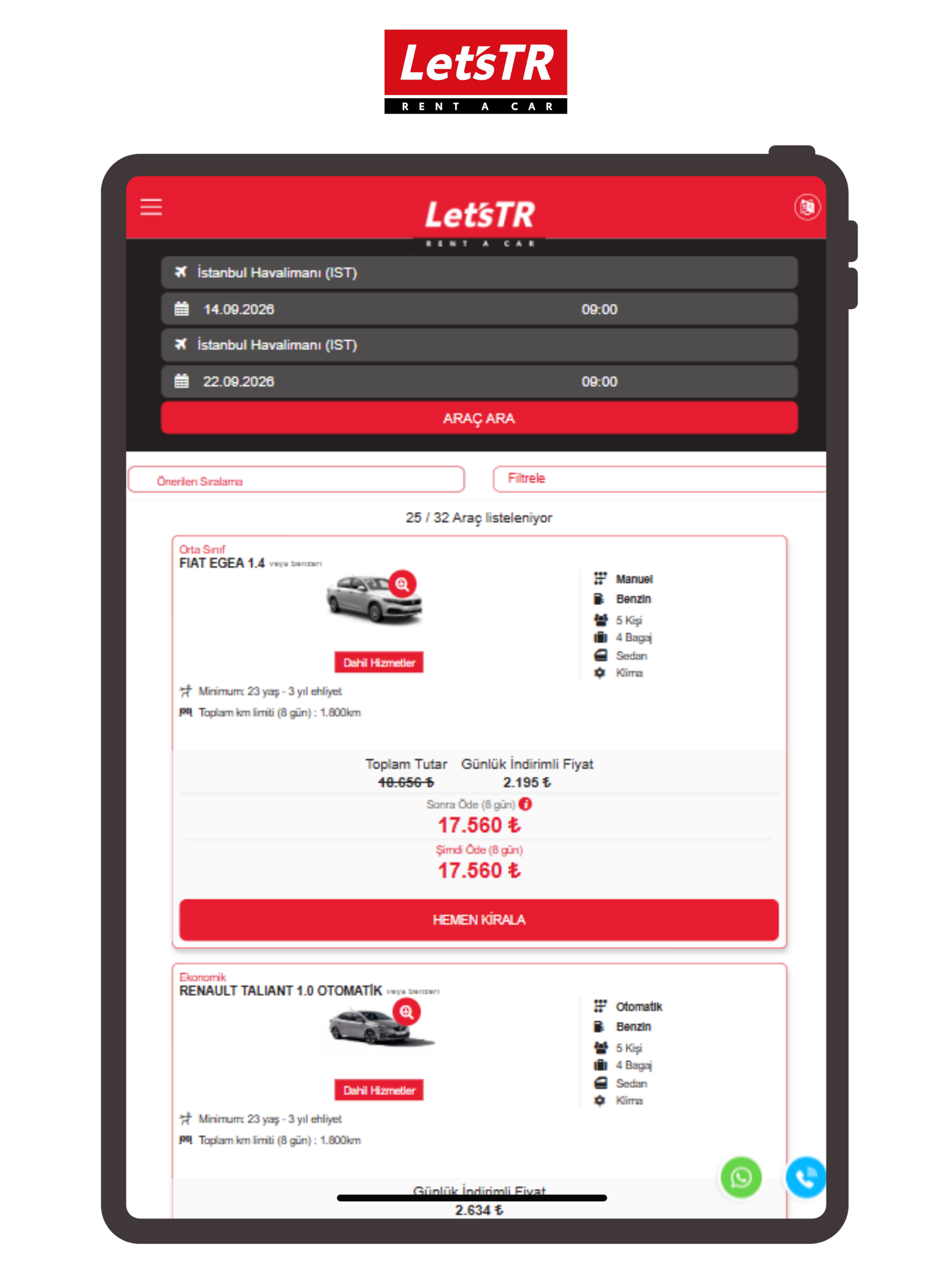 LetsTR Rent a Car screenshot 6