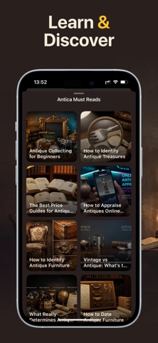 Antica - AI Antique Identifier iPhone screenshot