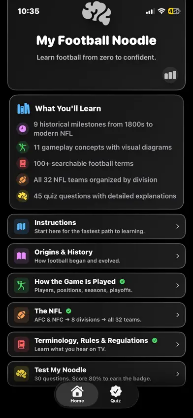 My Football Noodle App screenshot 1