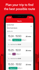 Oxford Bus and Thames Travel screenshot