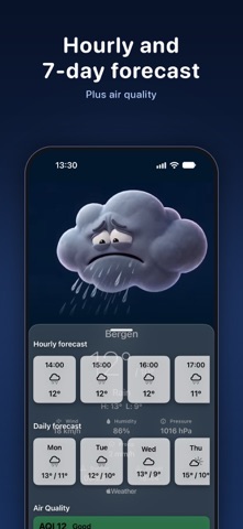 RainWatch – Cute Cloud Weather Screenshot 3 of 6