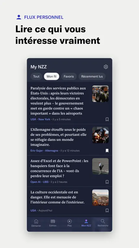 NZZ Actualités screenshot 6 of 8