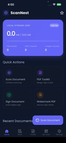 ScanNest: PDF Scanner & OCR screenshot